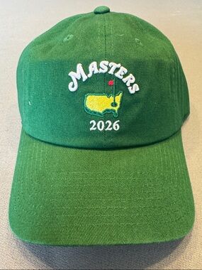 2026 Masters Green Embroidered 2026 Golf Cap